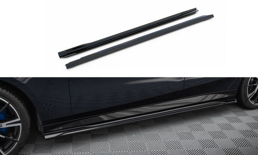 Side skirts diffusers v.1 bmw 5 m-pack g60