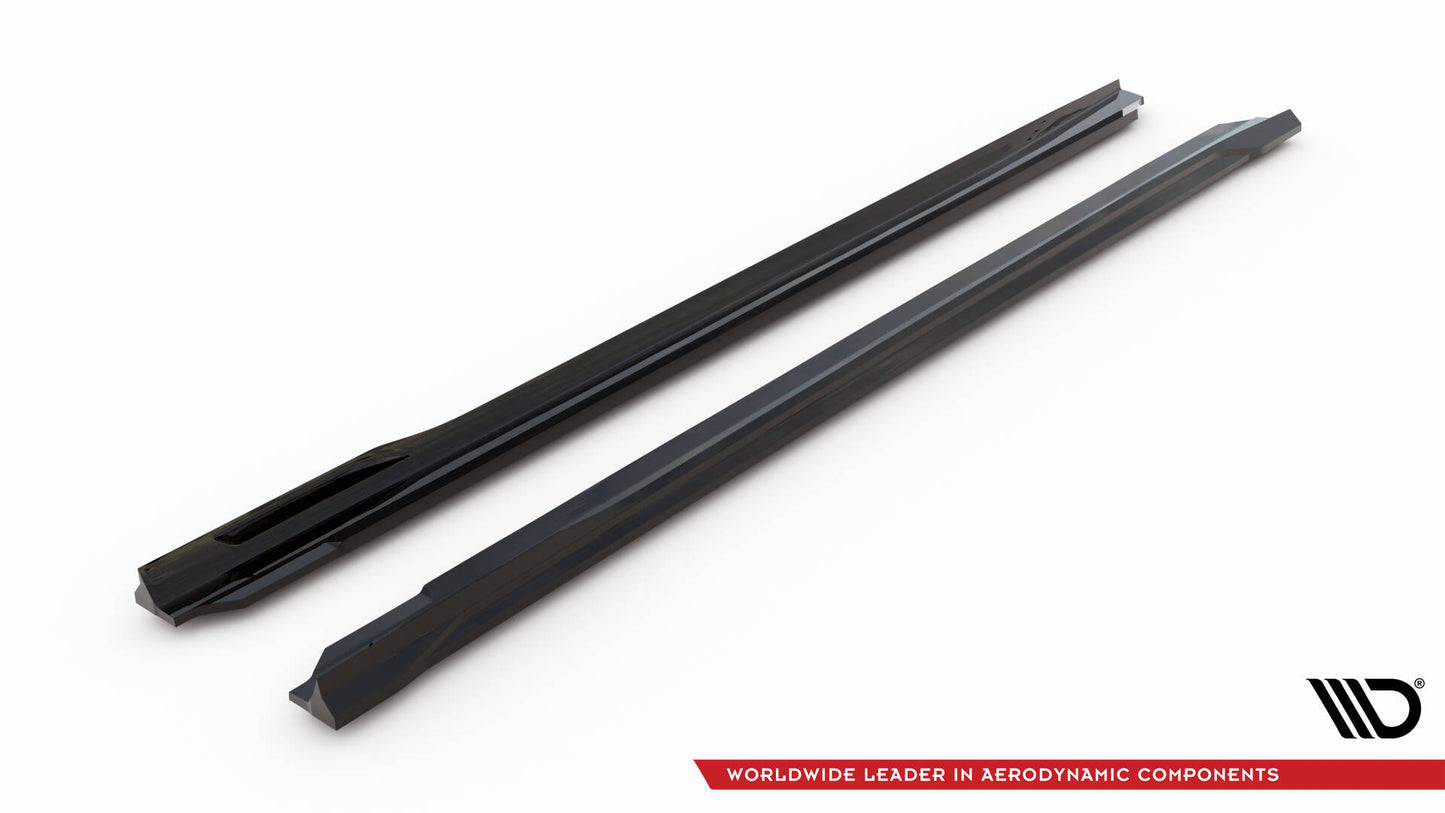 Side skirts diffusers v.1 bmw 5 m-pack g60