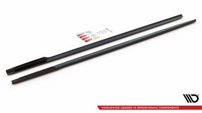 Side skirts diffusers v.1 bmw 7 m-pack g11