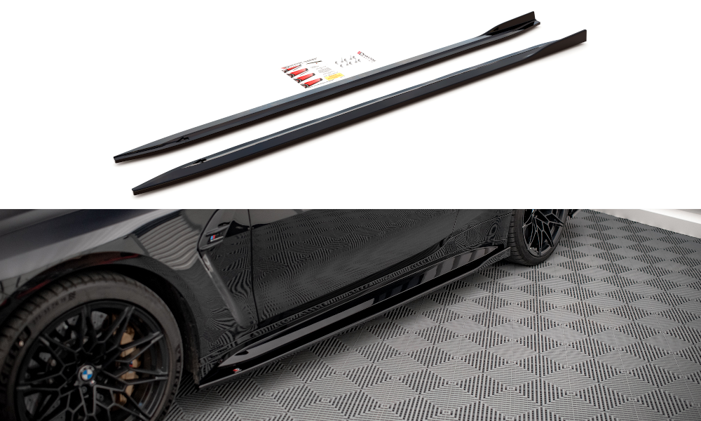 Side skirts diffusers v.1 bmw m4 g82