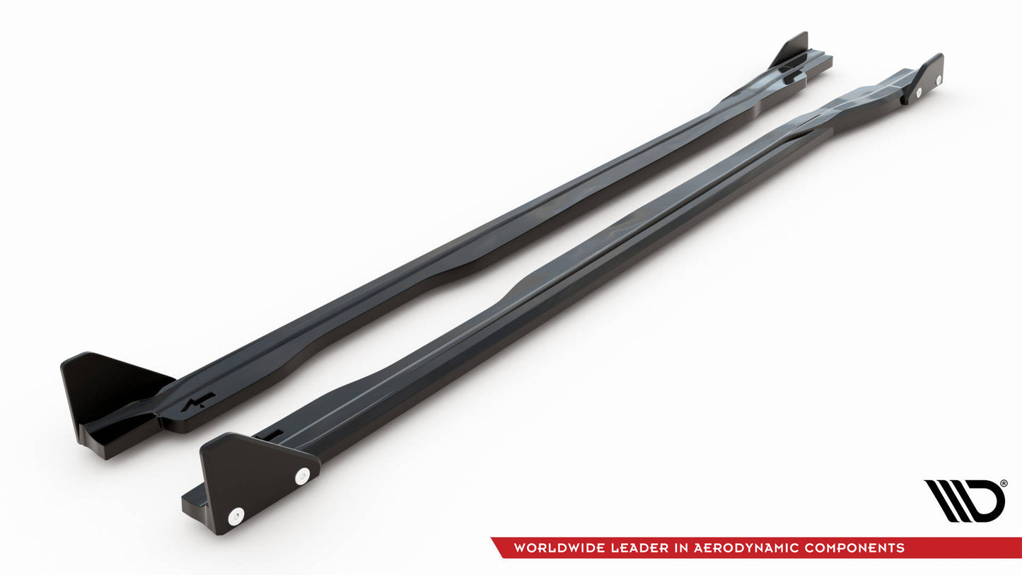 Side skirts diffusers v.1 + flaps honda civic type-r mk 11