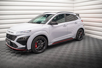 Side skirts diffusers v.1 + flaps hyundai kona n mk1