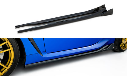 Side skirts diffusers v.1 + flaps subaru brz mk2