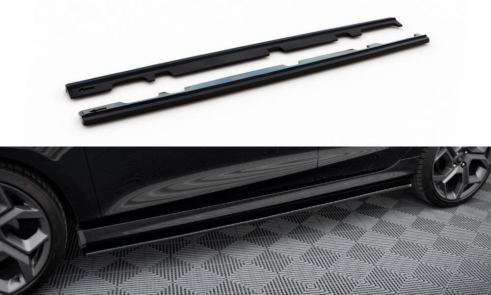 Side skirts diffusers v.1 ford fiesta mk8 st / st-line