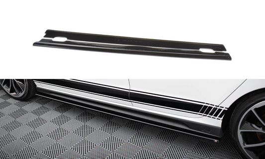 Side skirts diffusers v.1 hyundai i30 n mk3 hatchback / fastback