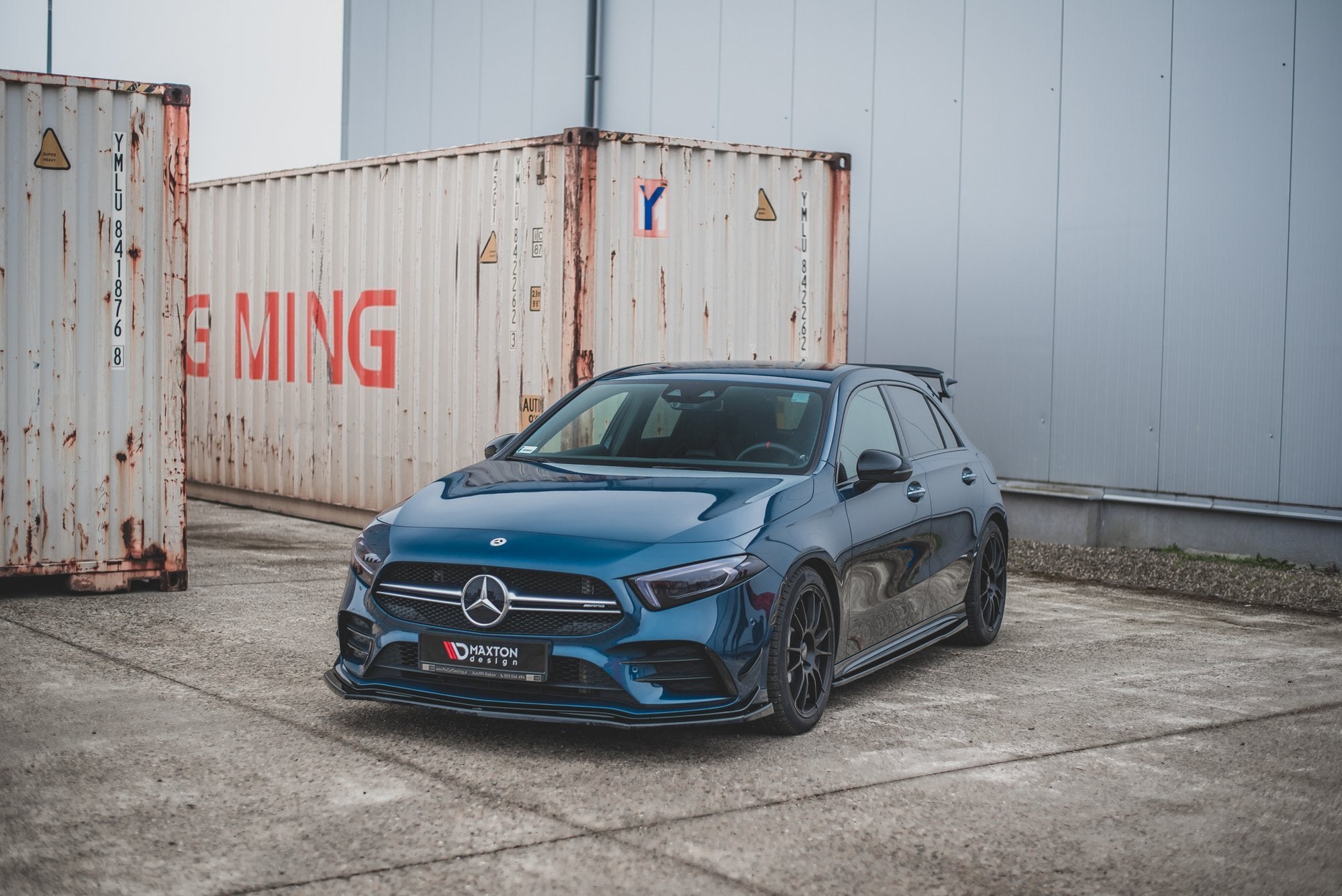 Side nederdele diffusorer v.1 Mercedes A35 AMG / AMG-line W177