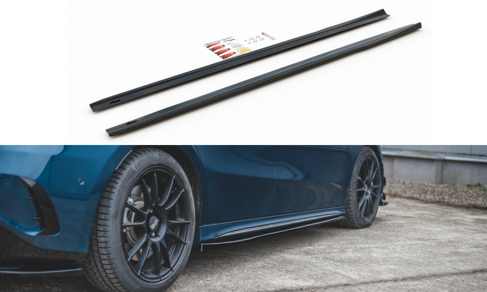 Side skirts diffusers v.1  mercedes a35 amg / amg-line w177