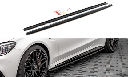 Side skirts diffusers v.1 mercedes-amg c 63amg coupe c205 facelift