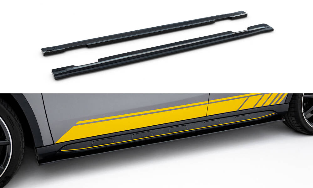 Side skirts diffusers v.1 mercedes-benz gla 45 amg