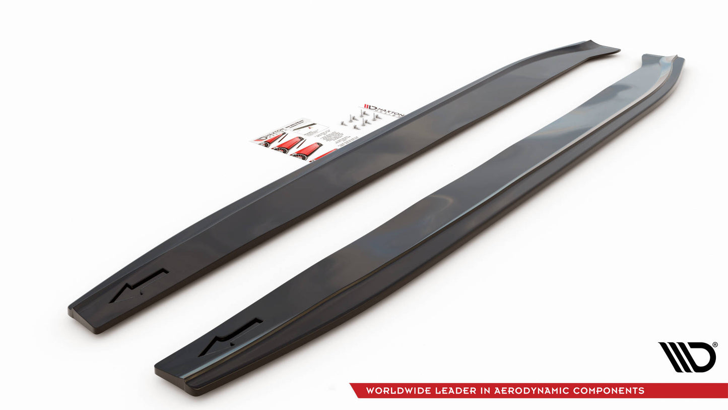 Side skirts diffusers v.1 mercedes-benz glc coupe amg-line c253 facelift