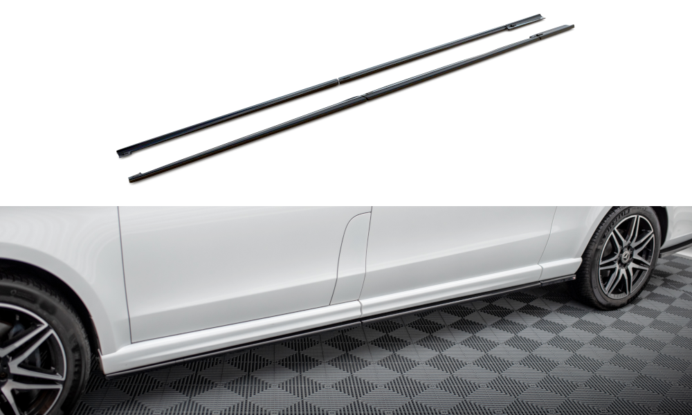 Side skirts diffusers v.1 mercedes-benz v-class extra long amg-line w447