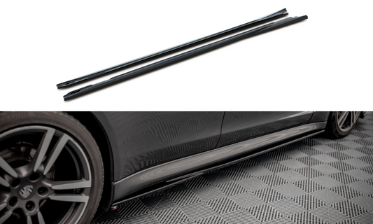 Side skirts diffusers v.1 porsche panamera / panamera diesel / panamera turbo 970
