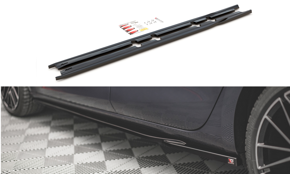 Side skirts diffusers v.1 seat leon fr mk4 / cupra leon