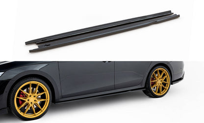 Side skirts diffusers v.1 skoda octavia rs liftback / combi mk4 facelift