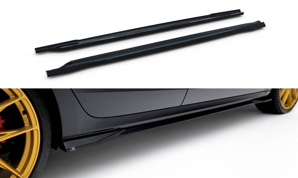 Side skirts diffusers v.1 skoda octavia rs liftback / combi mk4 / mk4 facelift
