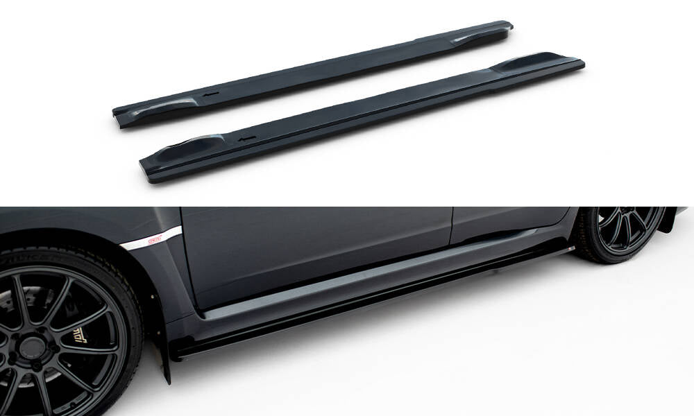 Side skirts diffusers v.1 subaru impreza wrx sti mk3 facelift
