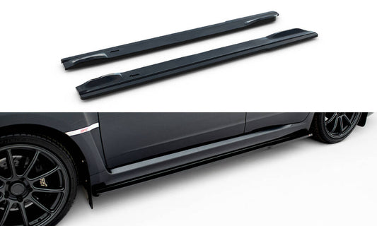 Side skirts diffusers v.1 subaru impreza wrx sti mk3 facelift
