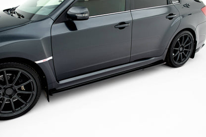 Side skirts diffusers v.1 subaru impreza wrx sti mk3 facelift