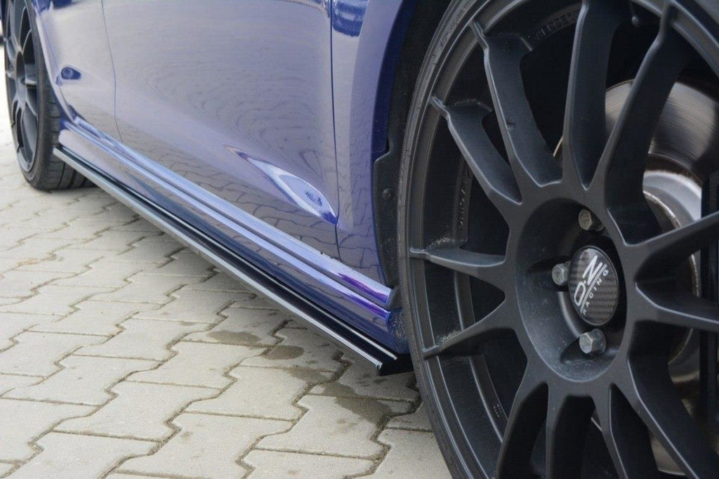 Side skirts diffusers v.1 vw golf 7 r / r-line