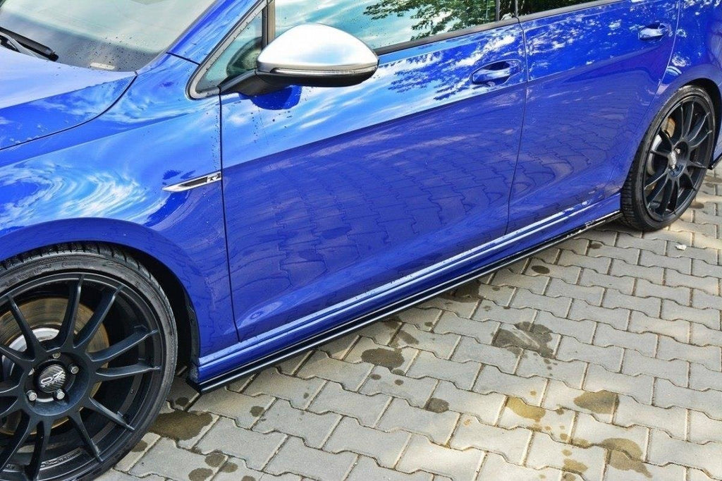Side skirts diffusers v.1 vw golf 7 r / r-line