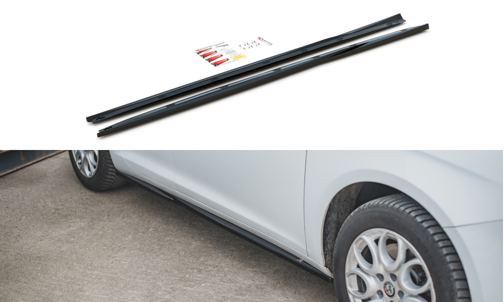 Side skirts diffusers v.2 alfa romeo giulietta