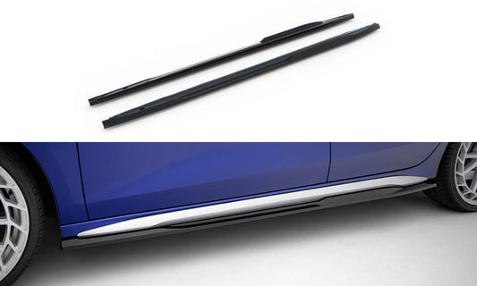 Side skirts diffusers v.2 audi a3 s-line sedan / s3 sedan 8y facelift
