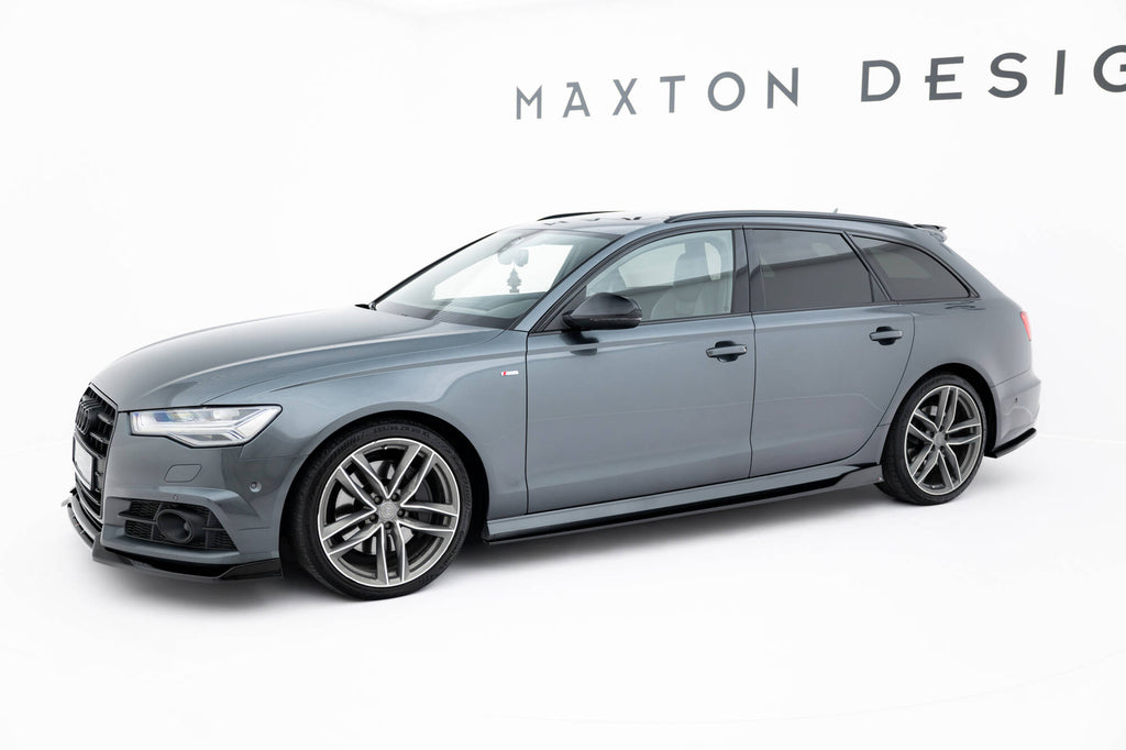 Side skirts diffusers v.2 audi a6 / a6 c7 s-line/ s6 c7 facelift