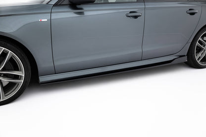 Side skirts diffusers v.2 audi a6 / a6 c7 s-line/ s6 c7 facelift