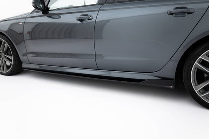 Side skirts diffusers v.2 audi a6 / a6 c7 s-line/ s6 c7 facelift