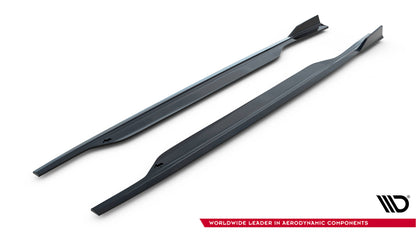 Side skirts diffusers v.2 audi a6 / a6 c7 s-line/ s6 c7 facelift