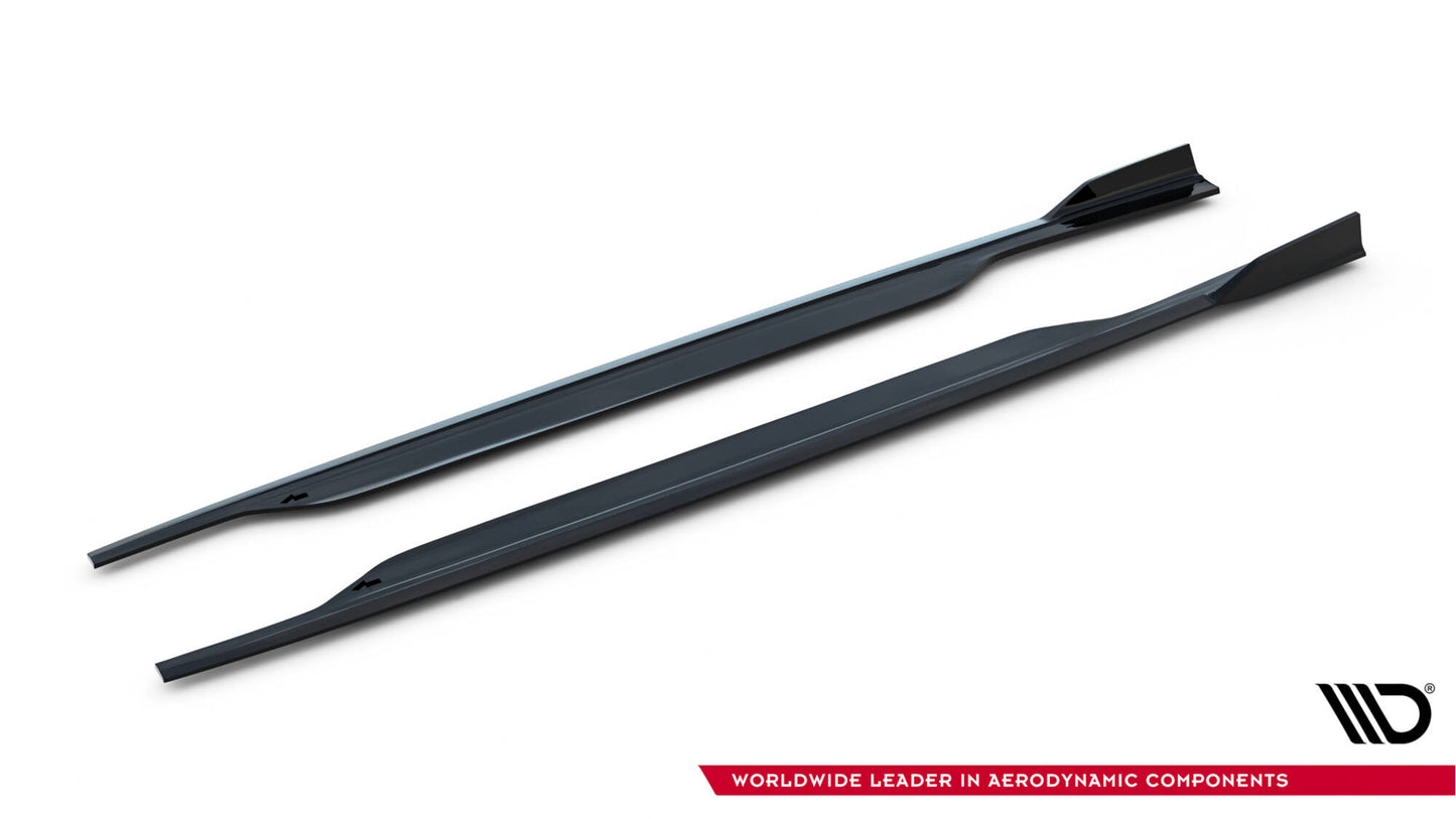 Side skirts diffusers v.2 audi a6 / a6 c7 s-line/ s6 c7 facelift