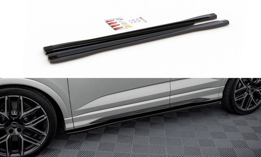 Side skirts diffusers v.2 audi q3 s-line / rsq3 f3