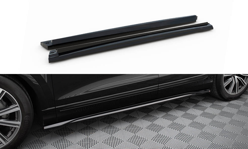 Side skirts diffusers v.2 audi q8 / q8 s-line / sq8 mk1 / mk1 facelift