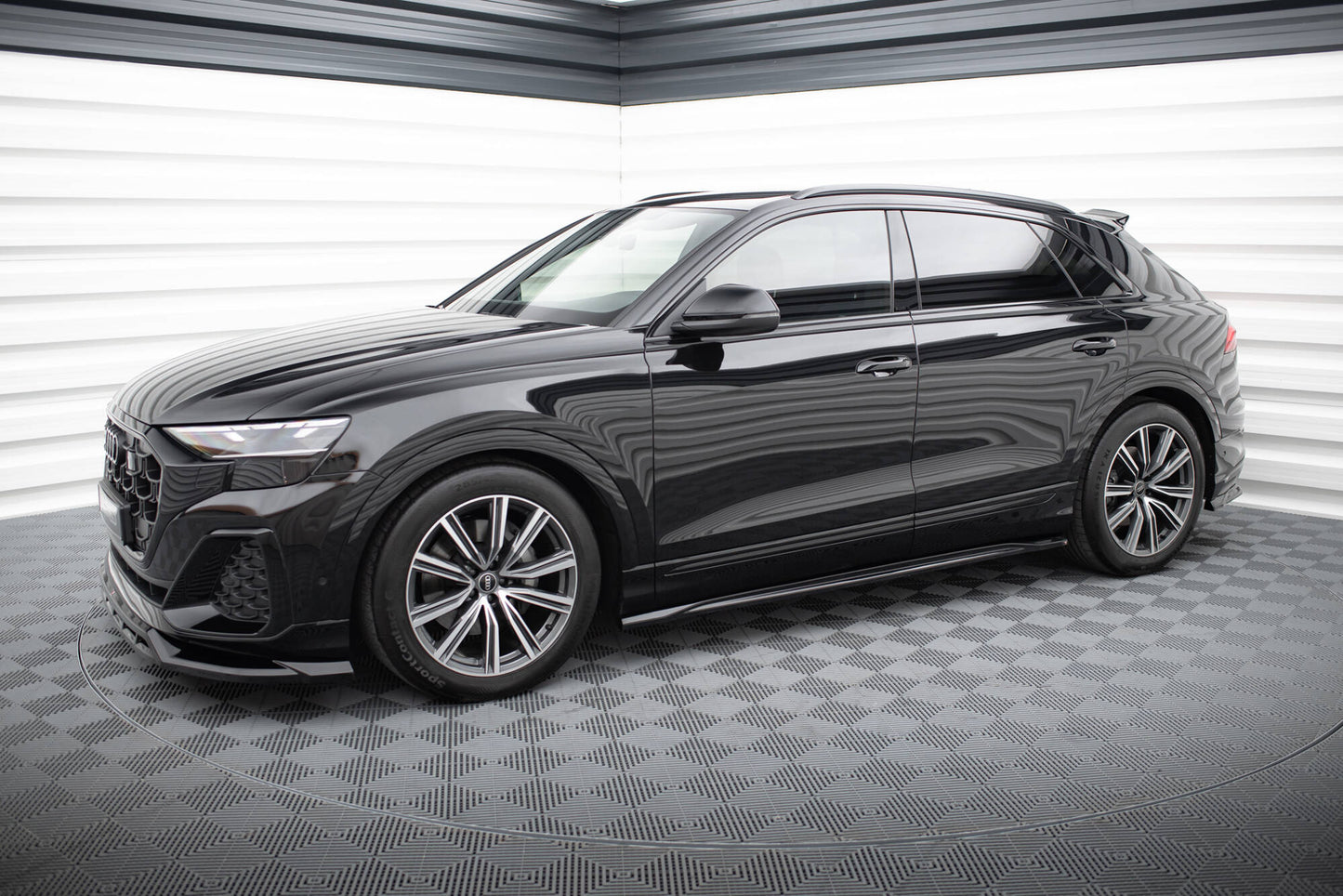 Side skirts diffusers v.2 audi q8 / q8 s-line / sq8 mk1 / mk1 facelift