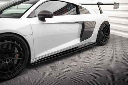 Side skirts diffusers v.2 audi r8 mk2 facelift