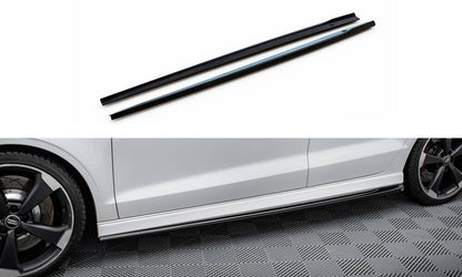 Side skirts diffusers v.2 audi rs3 sedan 8v facelift