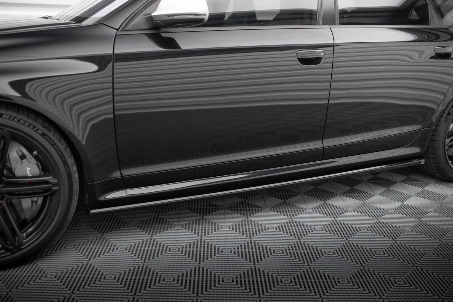 Side skirts diffusers v.2 audi rs6 avant c6
