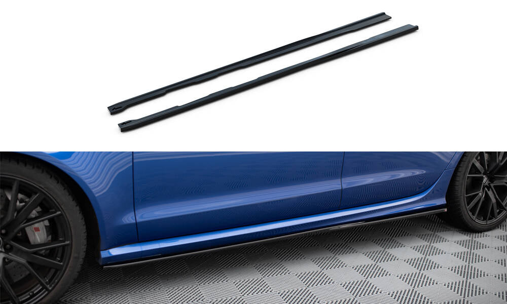 Side nederdele diffusorer v.2 Audi RS6 C7 / C7 ansigtsløftning