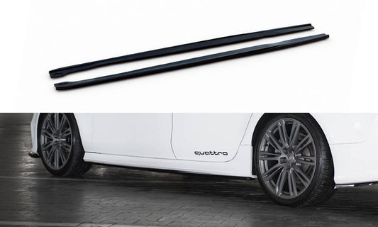 Side skirts diffusers v.2 audi rs7 c7