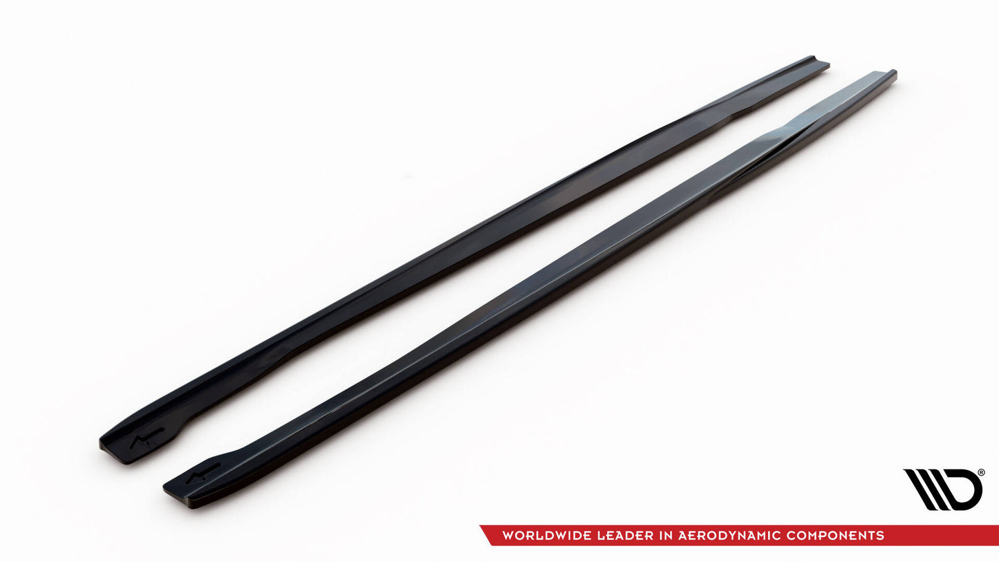 Side skirts diffusers v.2 audi rs7 c7