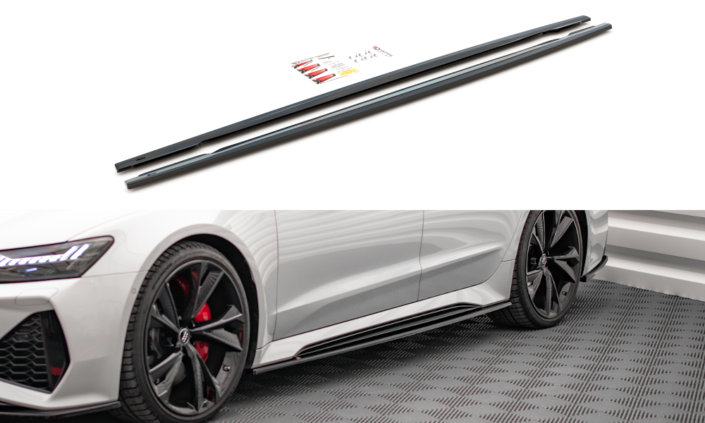 Side nederdele diffusorer v.2 Audi RS7 C8