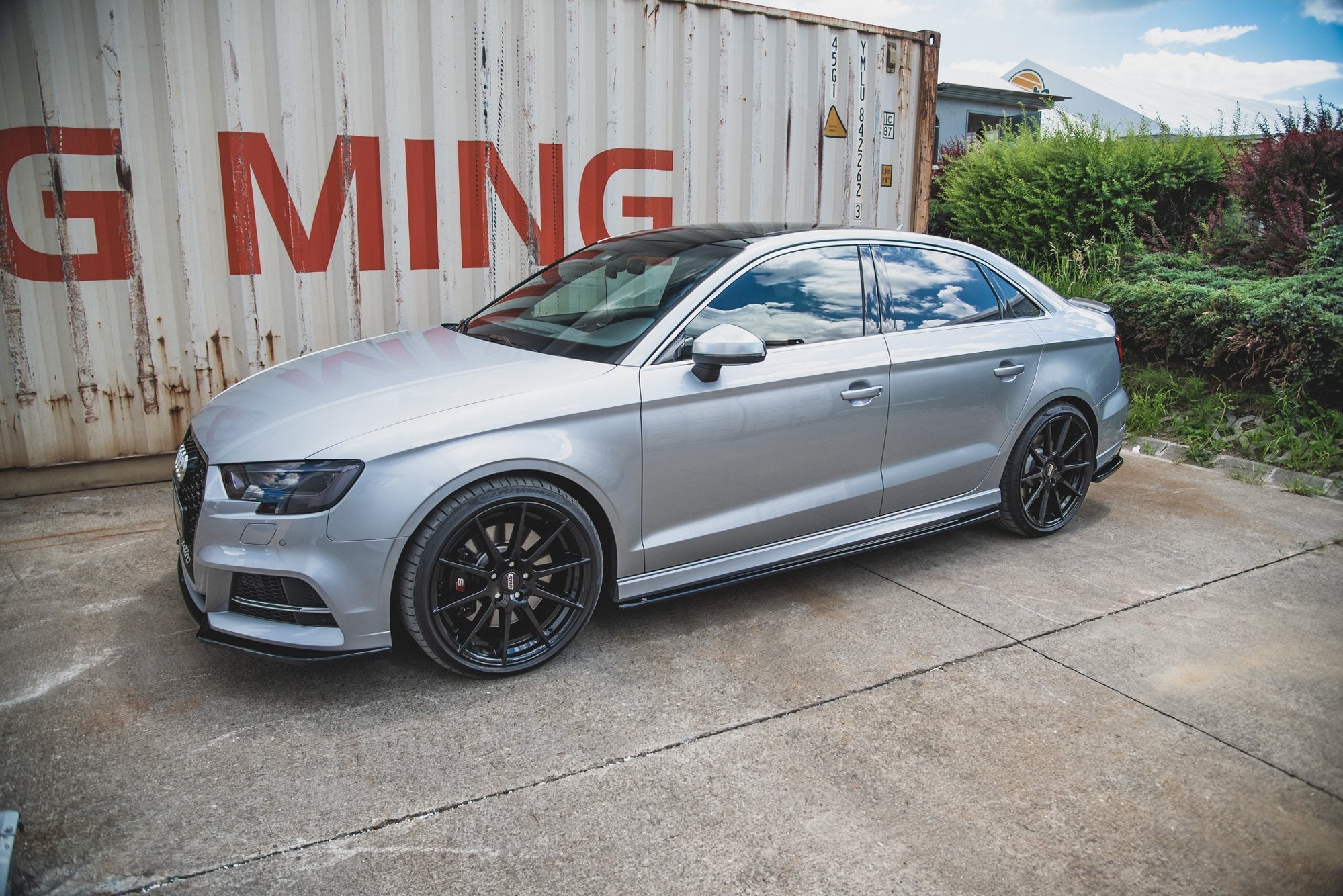Side nederdele diffusorer v.2 Audi S3 / A3 S-linje siden 8V ansigtsløftning