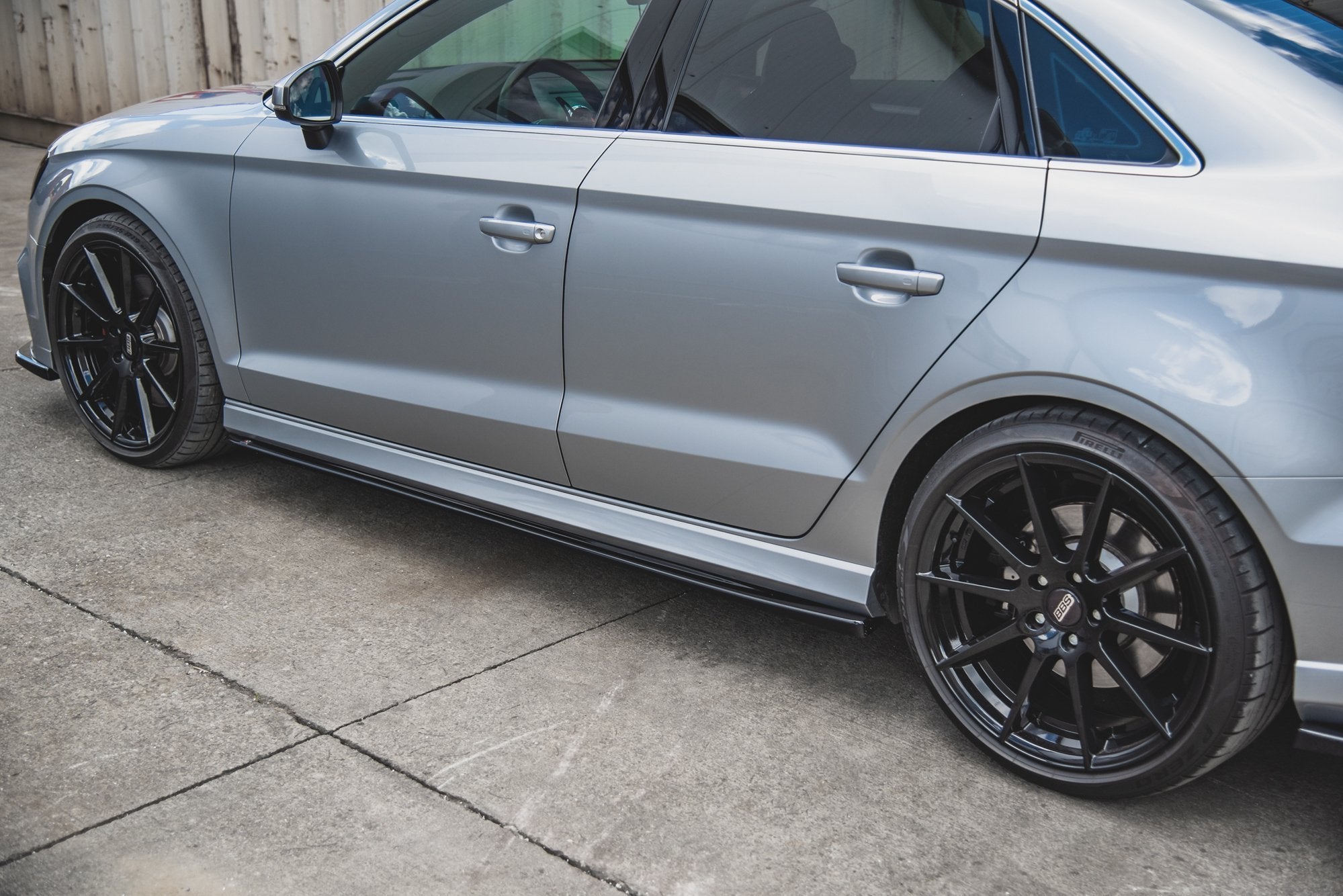 Side nederdele diffusorer v.2 Audi S3 / A3 S-linje siden 8V ansigtsløftning