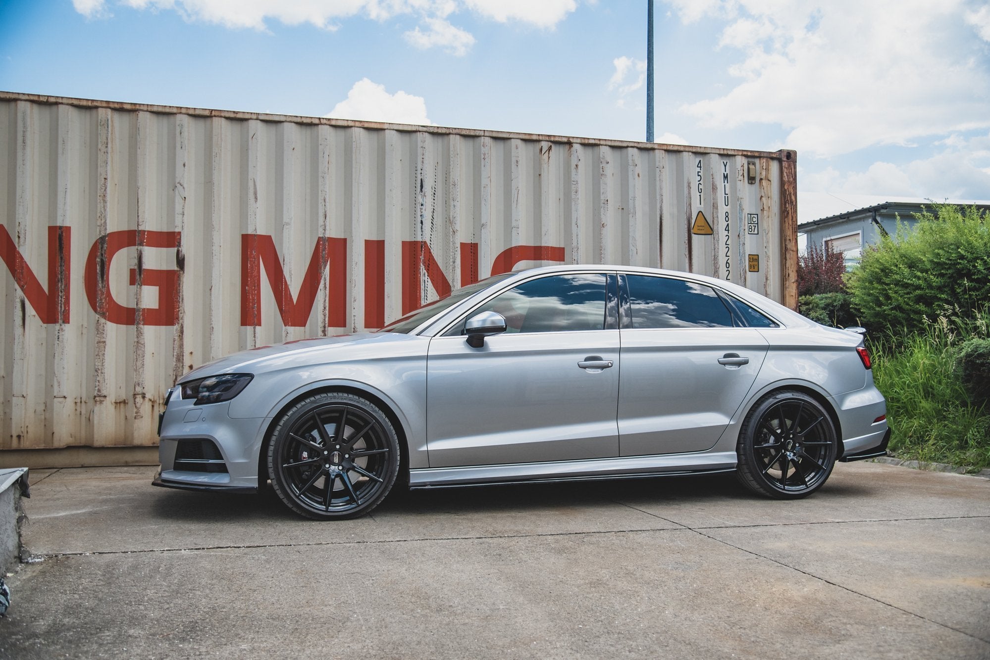 Side nederdele diffusorer v.2 Audi S3 / A3 S-linje siden 8V ansigtsløftning