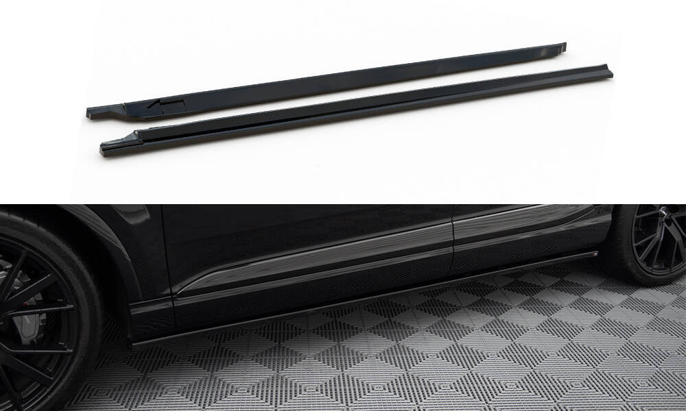 Side skirts diffusers v.2 audi sq7 / q7 s-line mk2