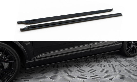Side skirts diffusers v.2 audi sq7 / q7 s-line mk2