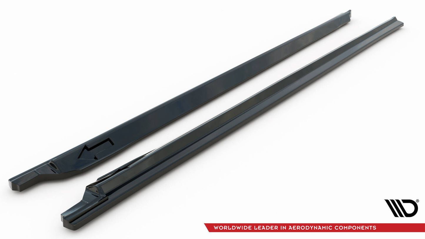 Side skirts diffusers v.2 audi sq7 / q7 s-line mk2