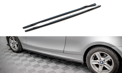 Side skirts diffusers v.2 bmw 1 e81 facelift