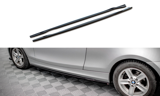 Side skirts diffusers v.2 bmw 1 e81 facelift