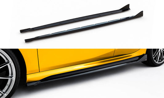 Side skirts diffusers v.2 bmw 1 m-pack f70